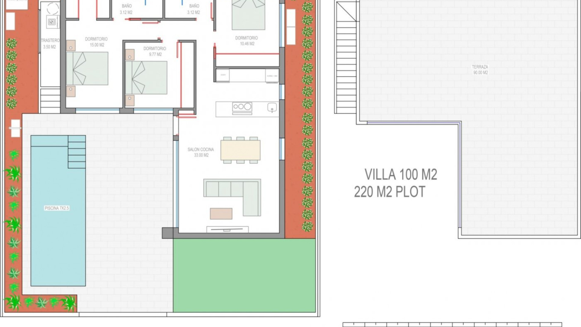 New Build - Detached Villa - Santiago de la ribera - Dos Mares