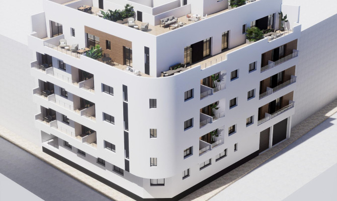 Apartment - Nouvelle construction - Torrevieja - pueblo