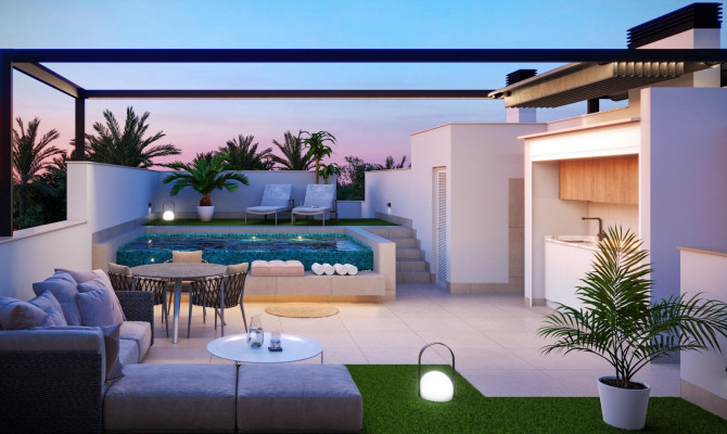 Bungalow - Nouvelle construction - Pilar de La Horadada - parques de Andromeda