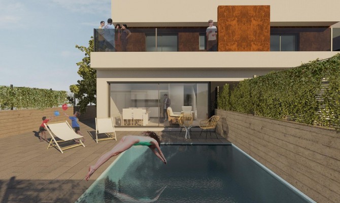 Casa adosada - Obra Nueva - San Javier - LFX-40302