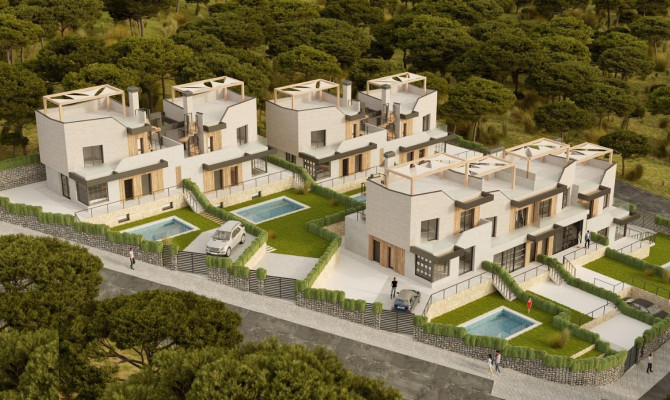 Detached Villa - Nowa konstrukcja - Polop - PAU1
