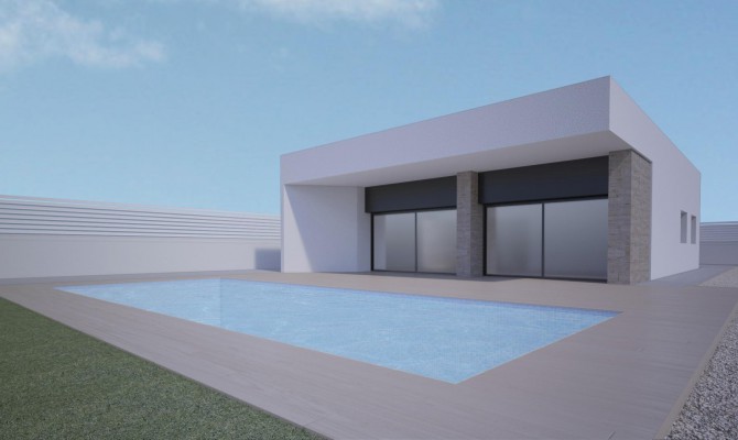 Detached Villa - Obra Nueva - Aspe - LFX-98222