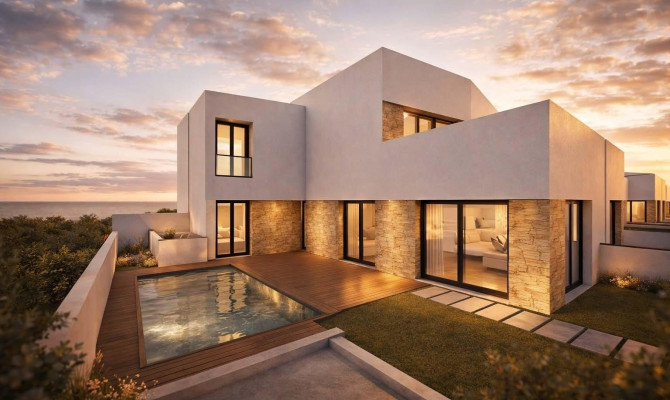 Двухквартирный дом - New Build - Bigastro - Zona Residencial