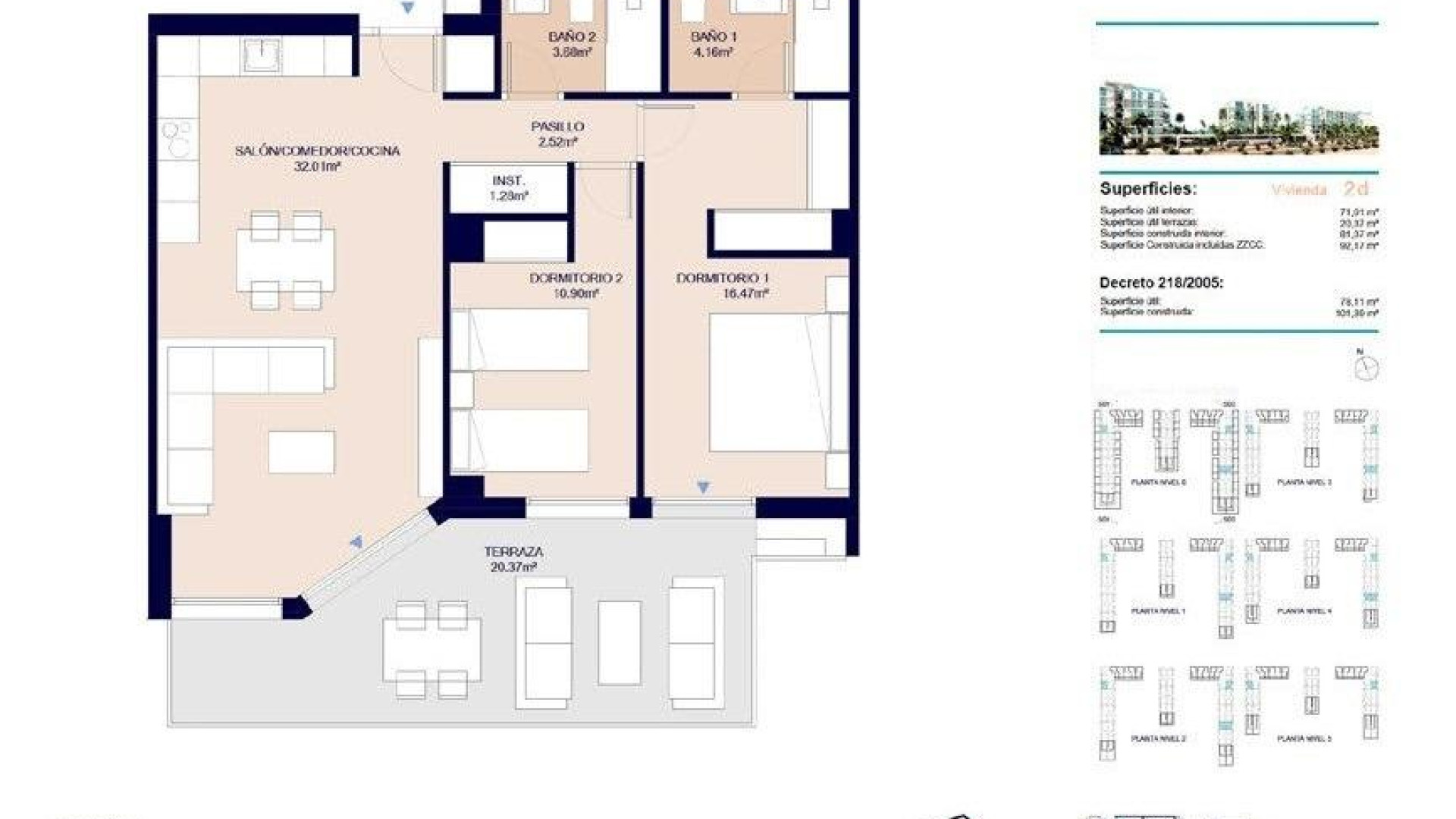 New Build - Apartment - Almerimar - 1ª Linea De Playa