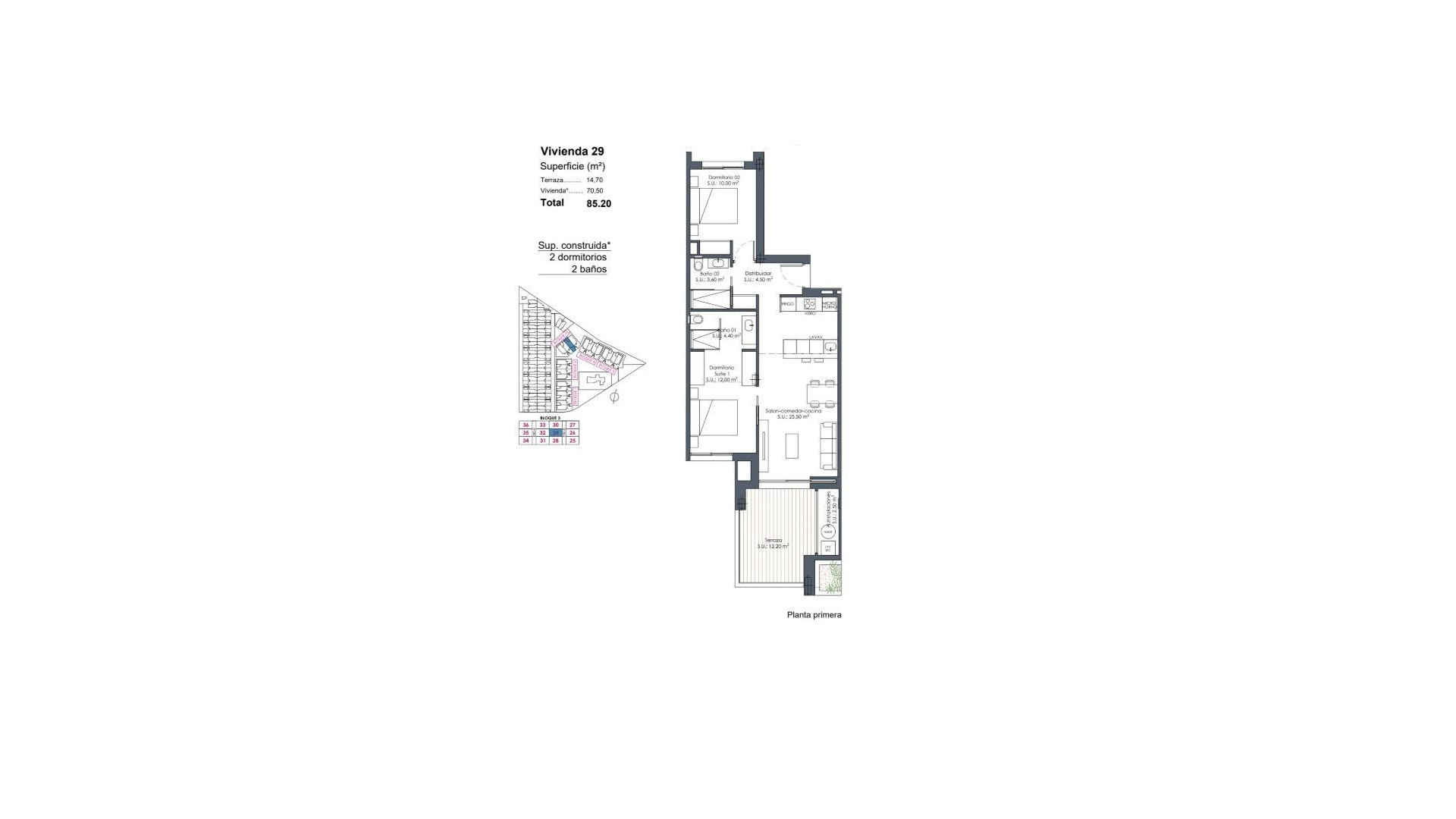 New Build - Apartment - Los Alcazares - Serena Golf