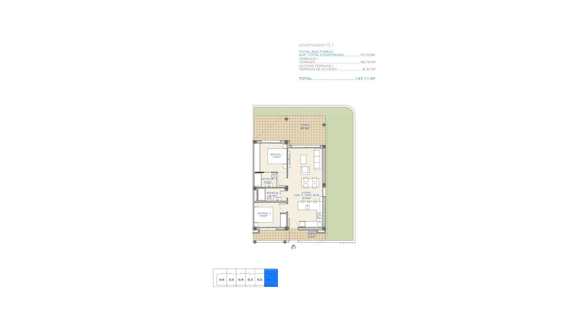 New Build - Apartment - Los Alcazares - Serena Golf