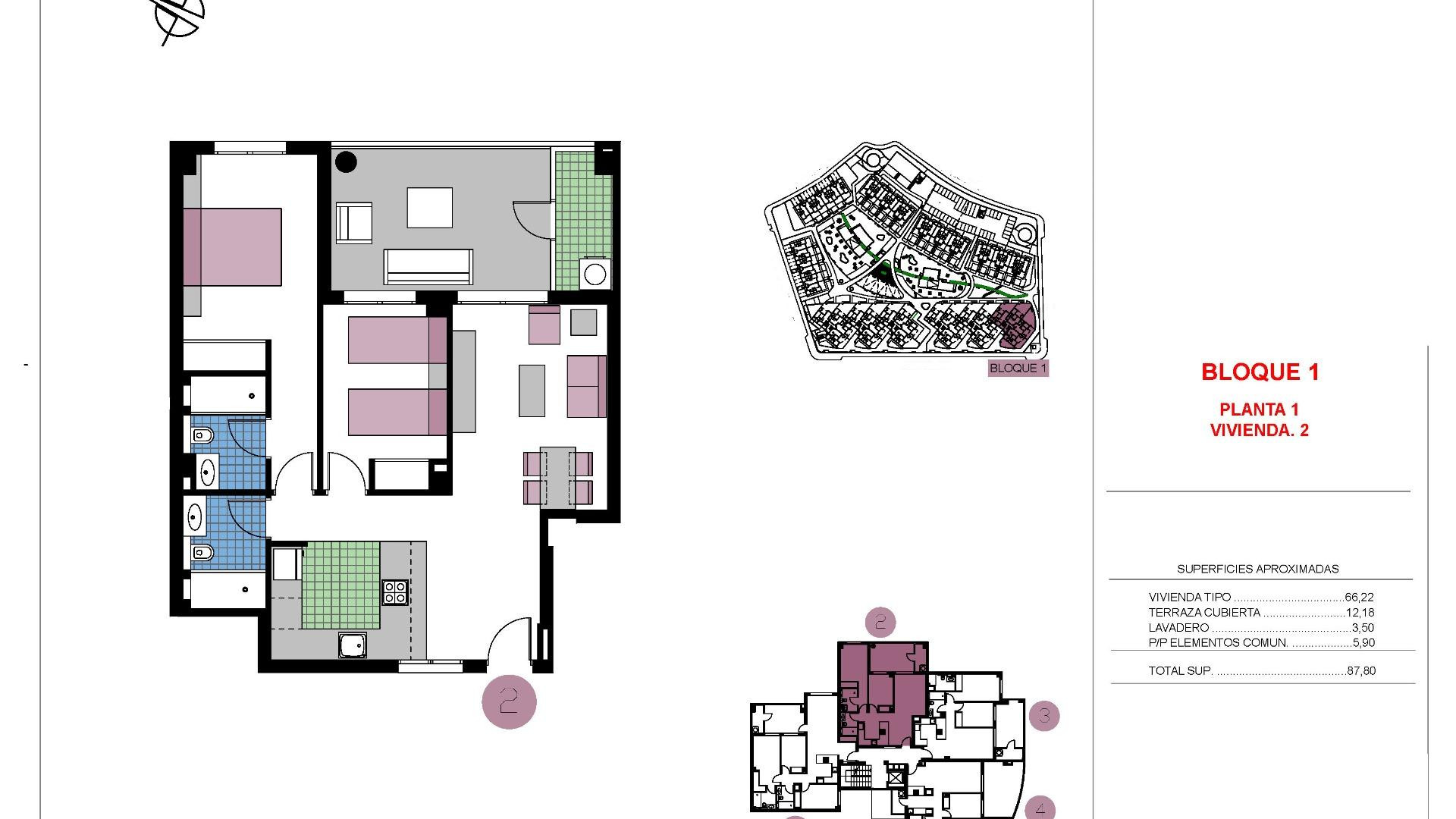 New Build - Apartment - Pilar de La Horadada - Mil Palmeras