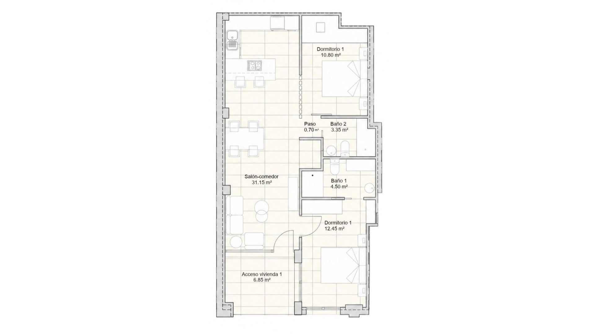 New Build - Apartment - San Javier - Santiago De La Ribera