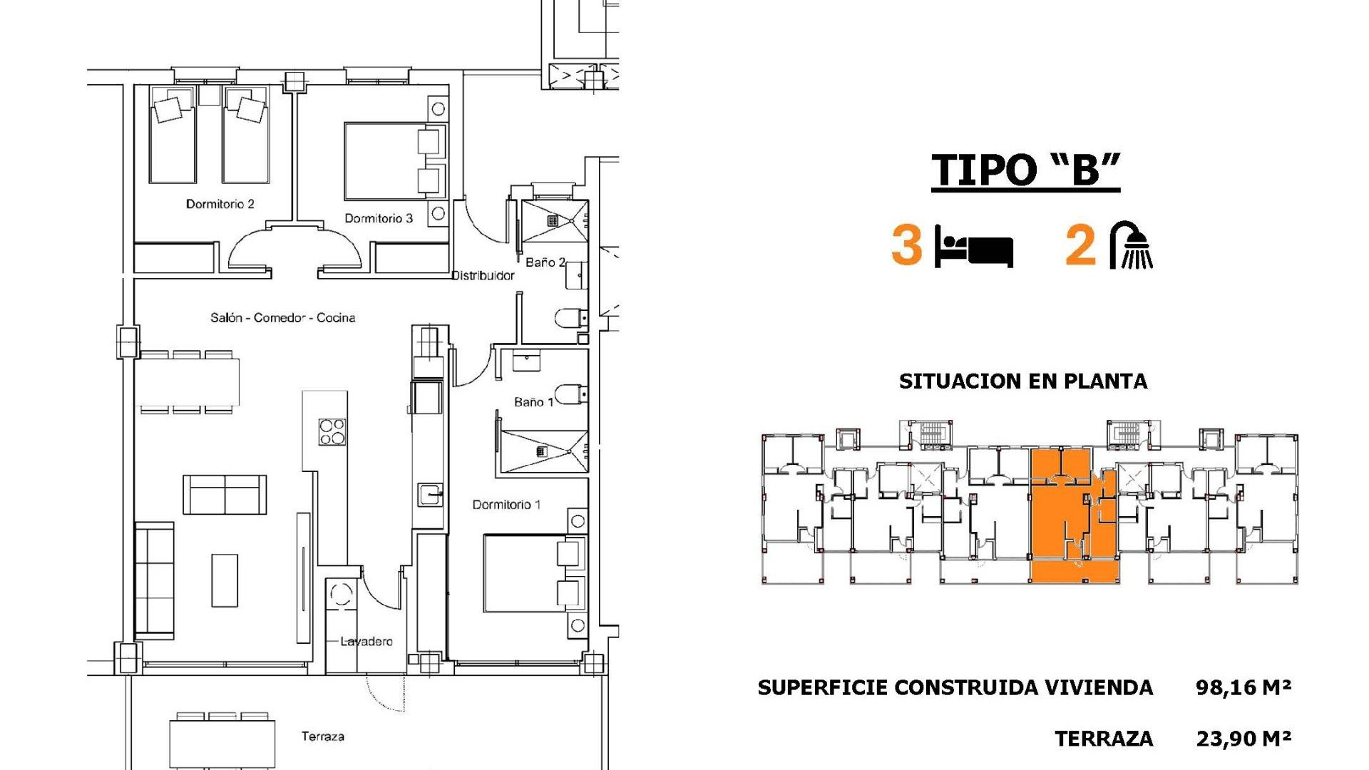 New Build - Apartment - San Miguel de Salinas - Pueblo