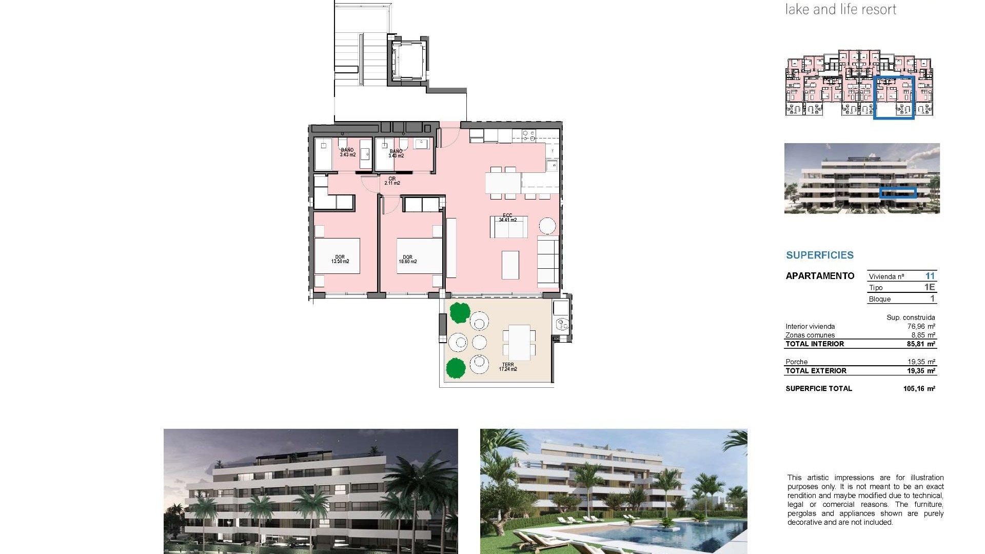 New Build - Apartment - Torre Pacheco - Santa Rosalia Lake And Life Resort