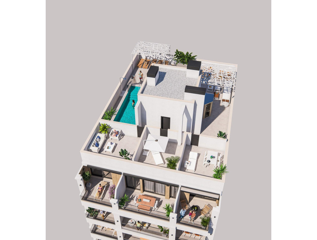 New Build - Apartment - Torrevieja - Playa de El Cura