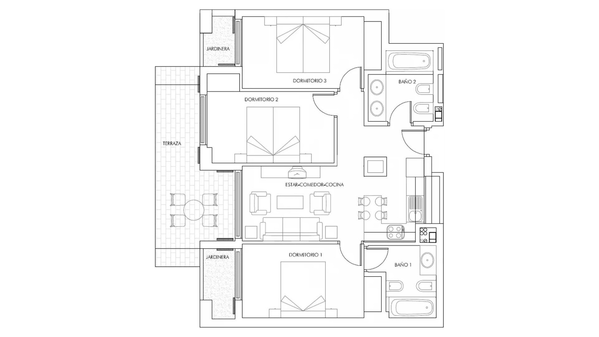 New Build - Apartment - Vera - Puerto del Rey