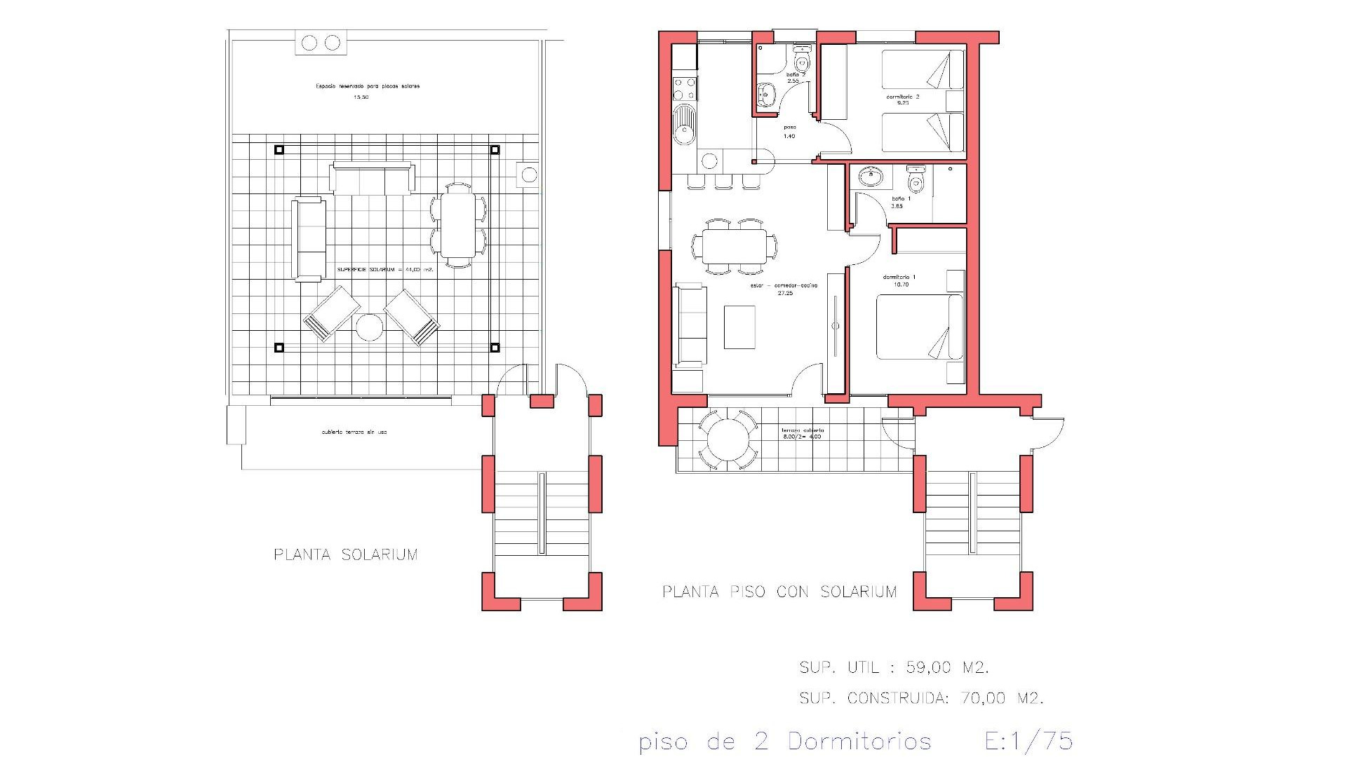 New Build - Bungalow - Fuente Alamo de Murcia - La Pinilla