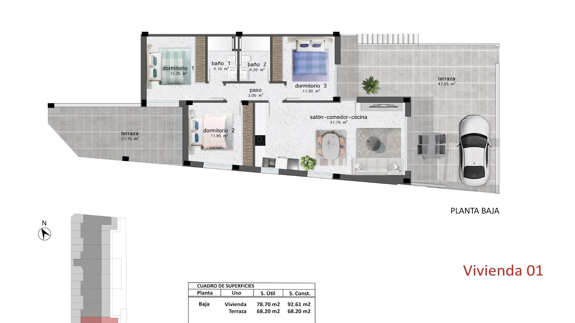 New Build - Bungalow - Pilar de La Horadada - Polígono Industrial Zona Raimundo Bened