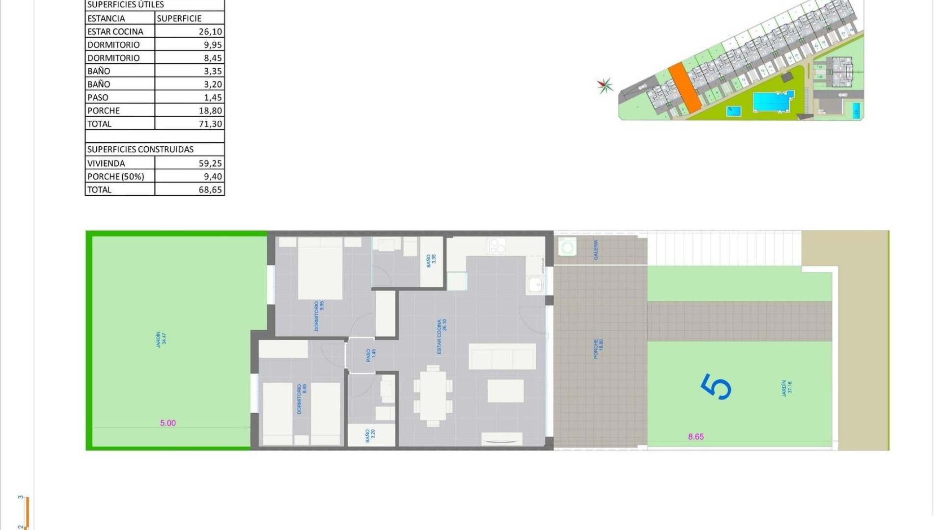 New Build - Bungalow - Pilar de La Horadada - pueblo