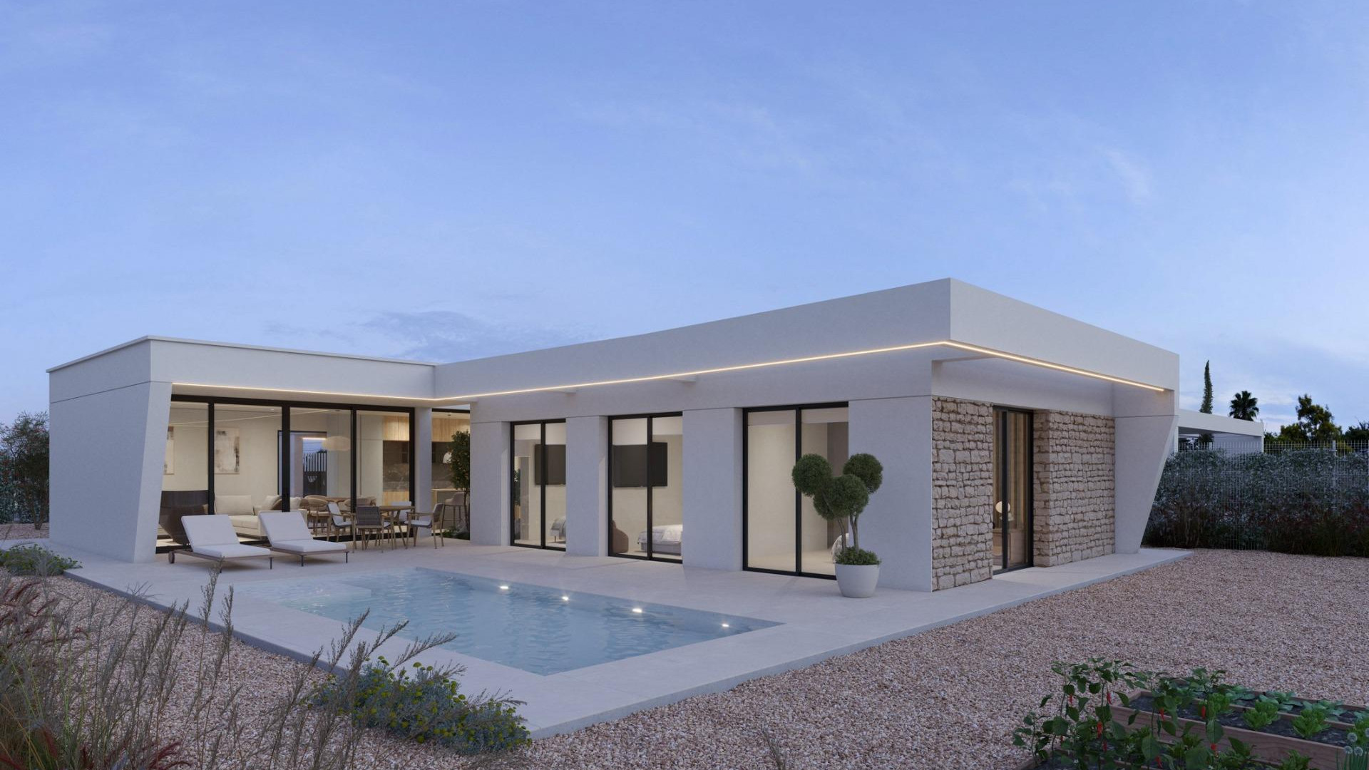 New Build - Detached Villa - Fuente Alamo de Murcia - Hacienda del Alamo