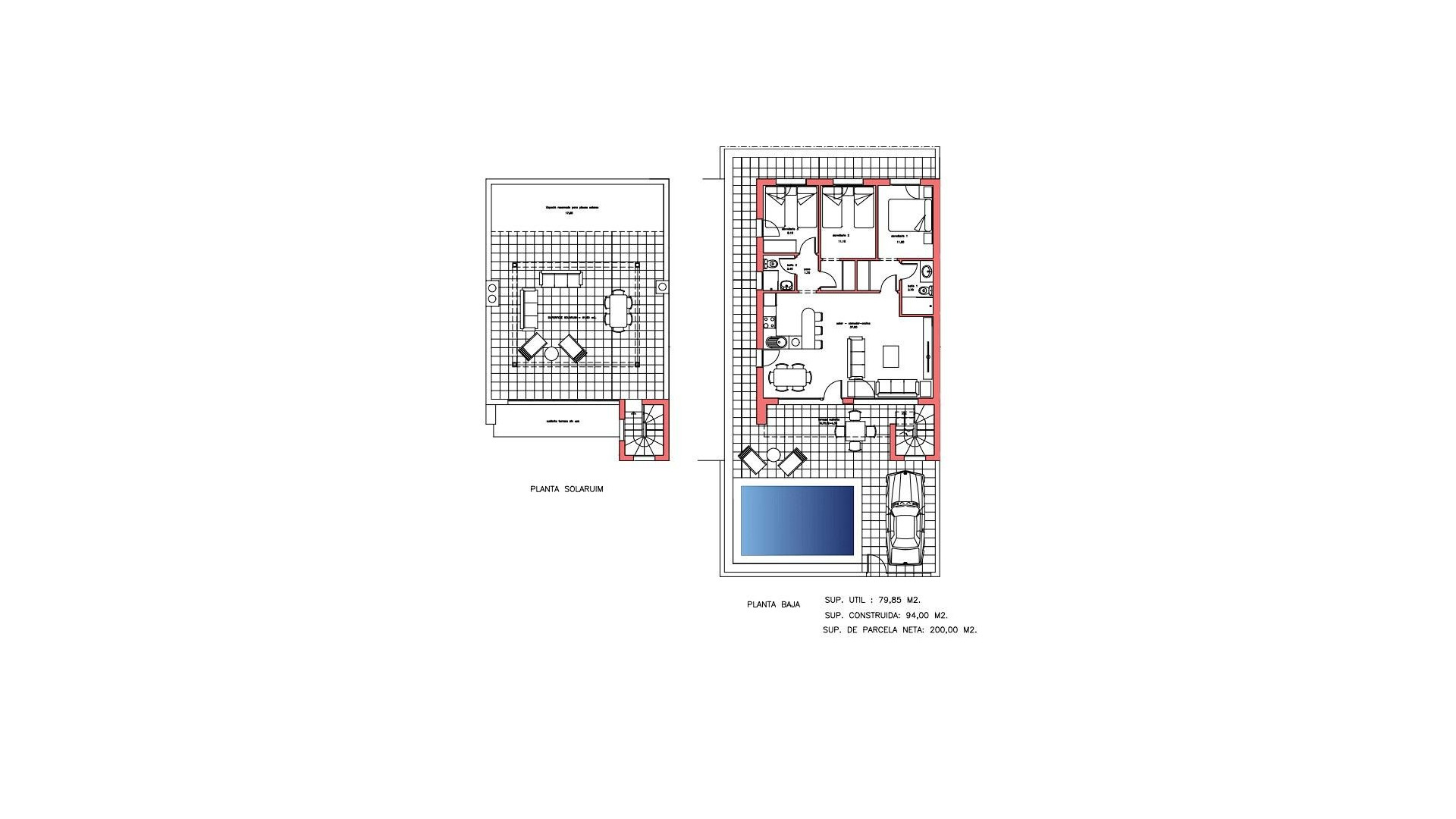 New Build - Detached Villa - Fuente Alamo de Murcia - La Pinilla