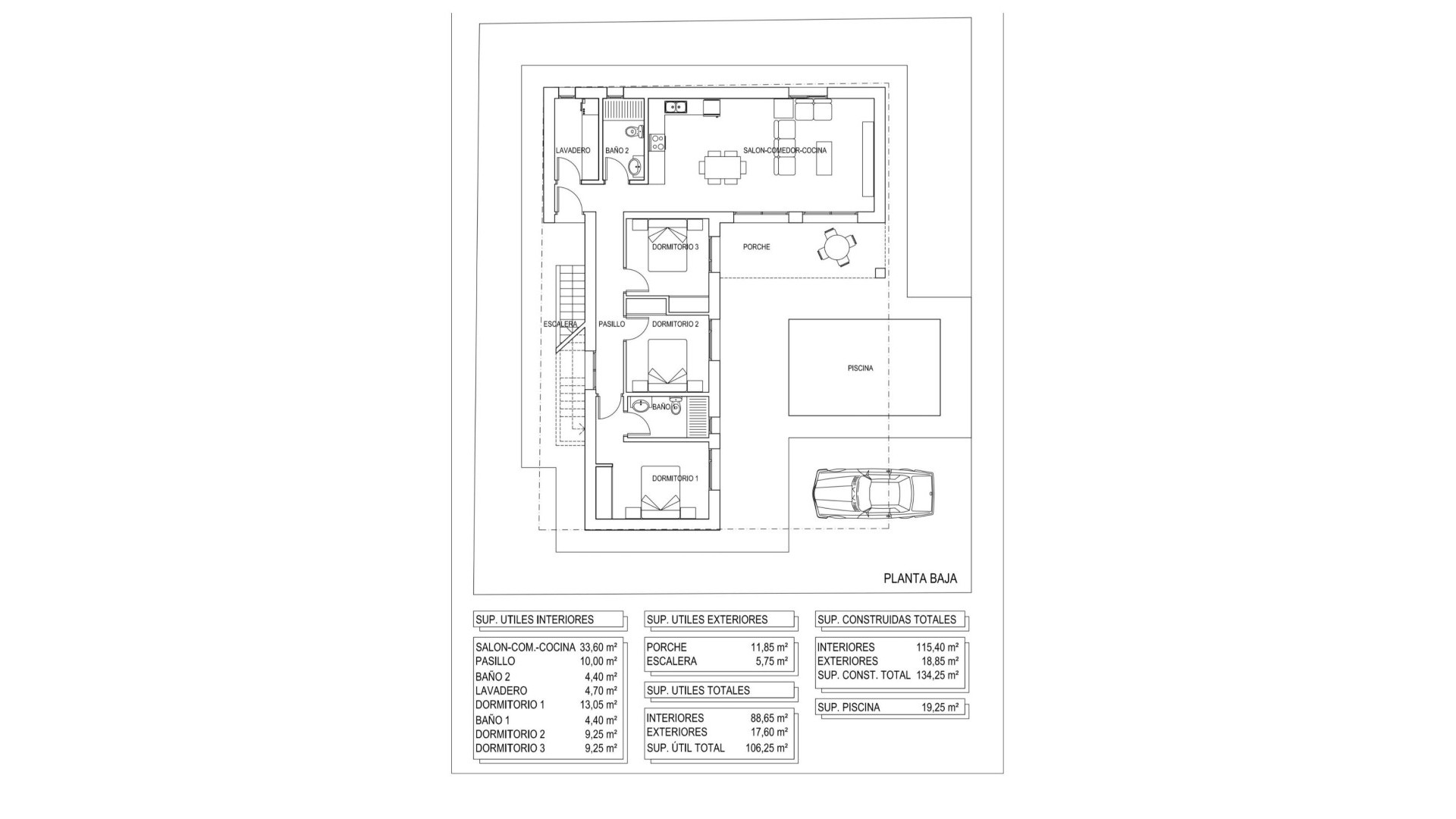 New Build - Detached Villa - Pinoso - Campo