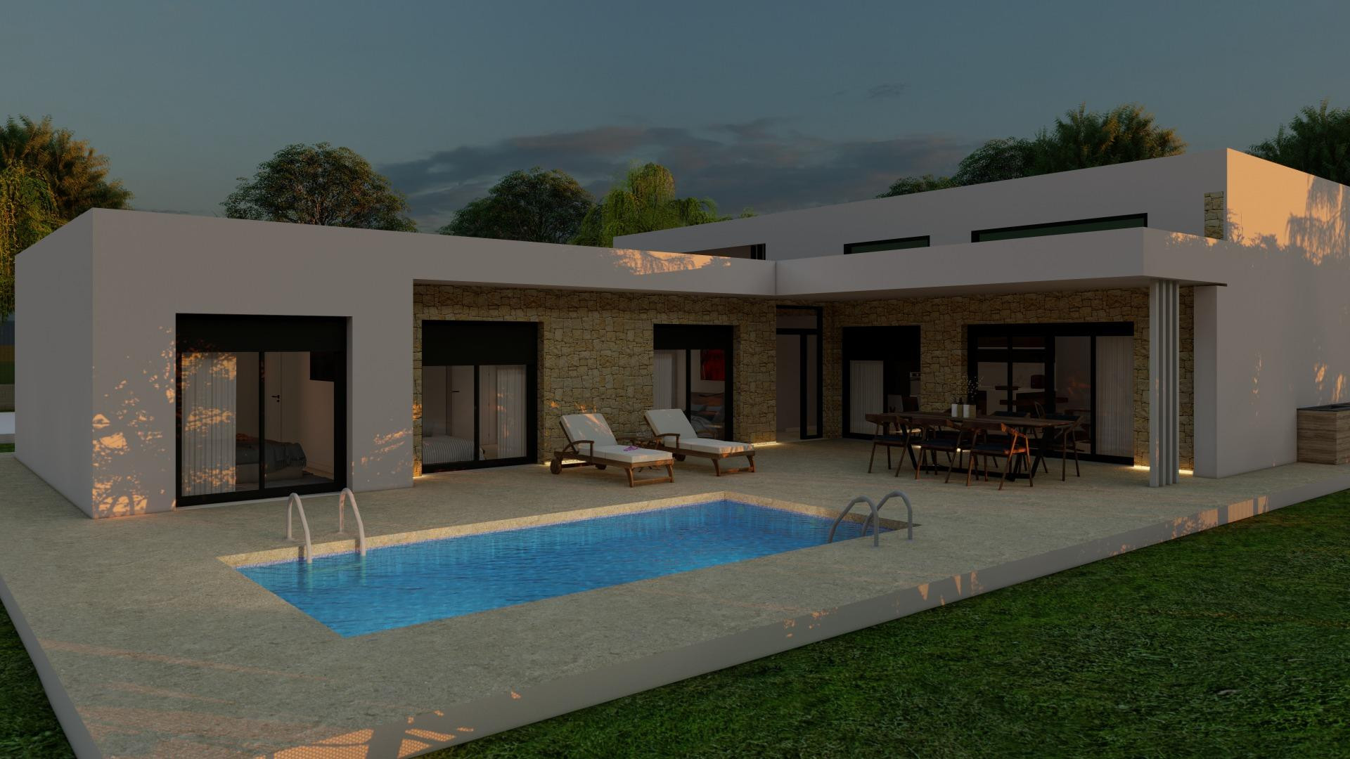 New Build - Detached Villa - Pinoso - Campo