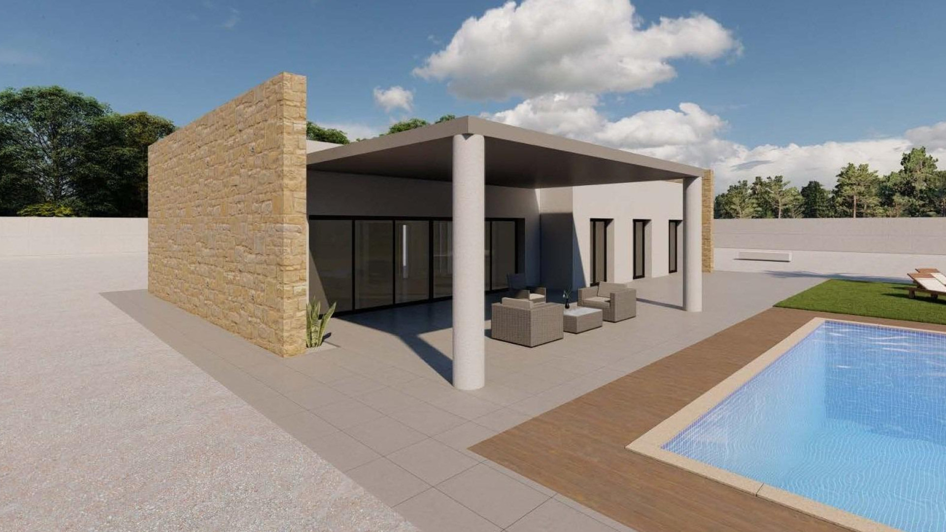 New Build - Detached Villa - Pinoso - Campo