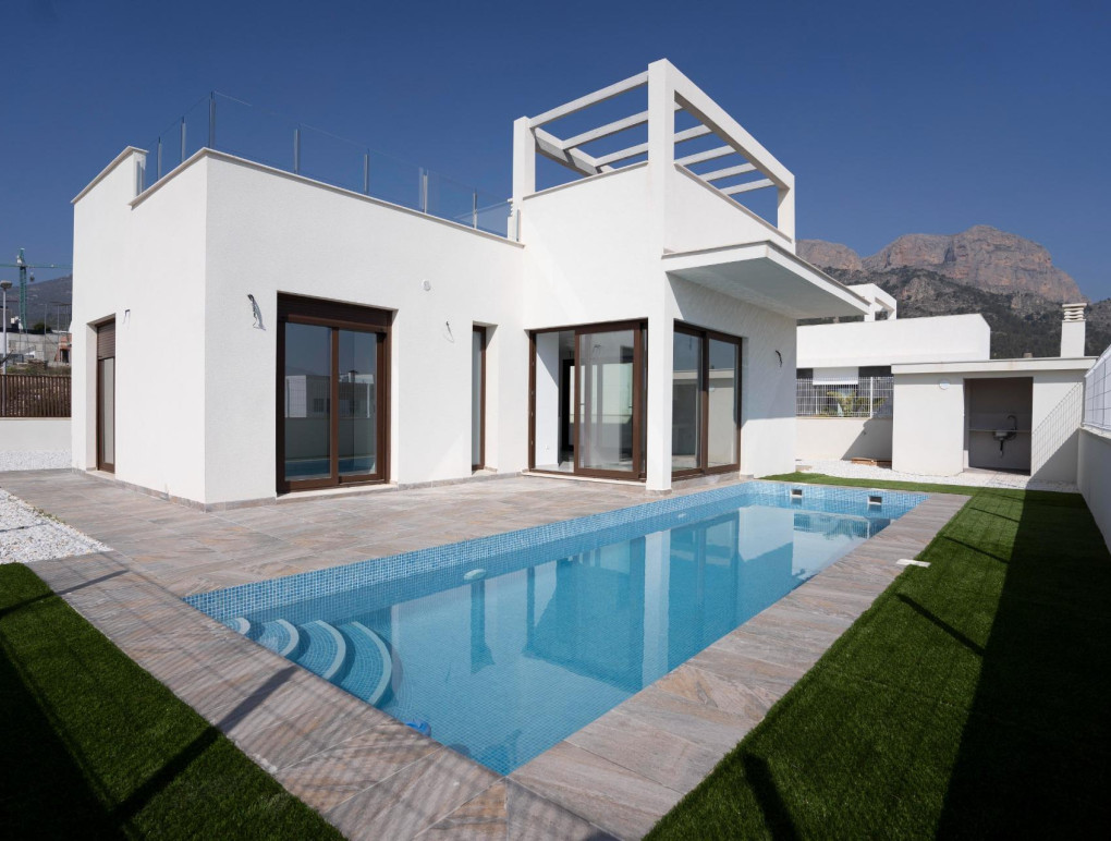 New Build - Detached Villa - Polop - Alberca