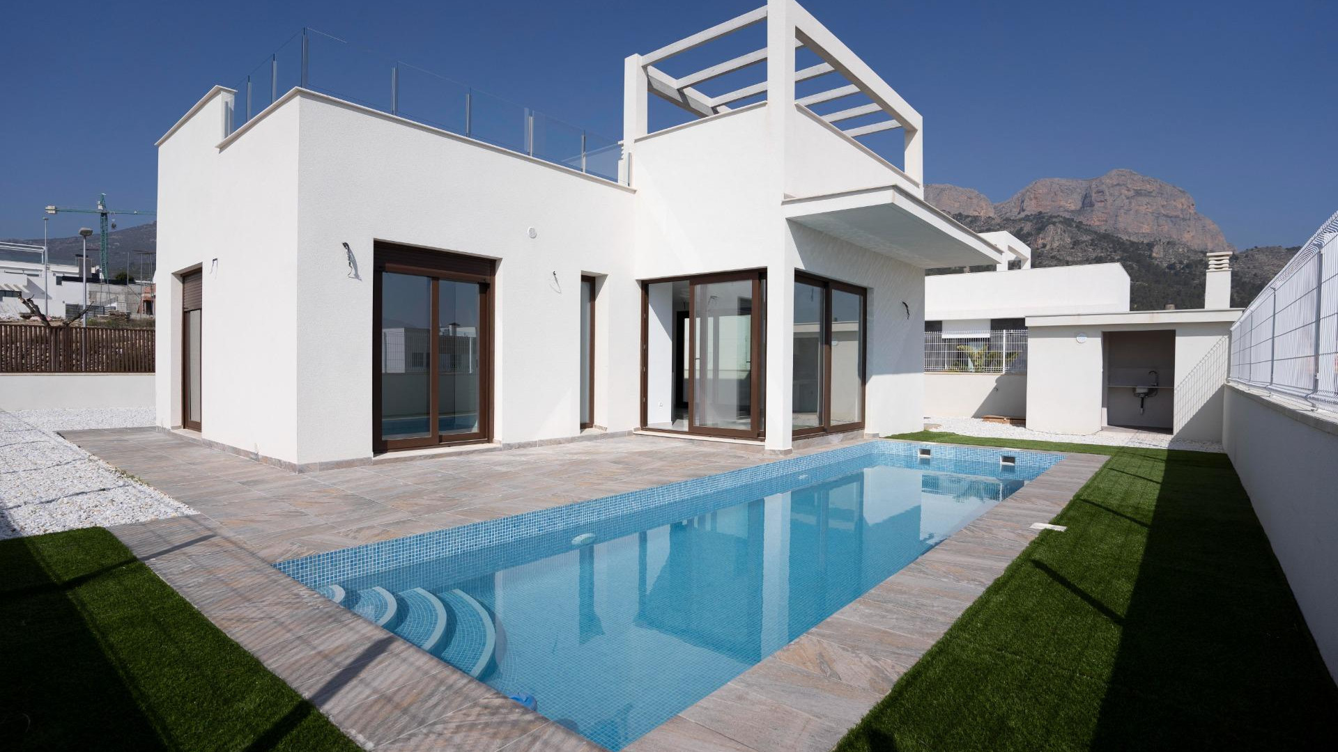 New Build - Detached Villa - Polop - Alberca