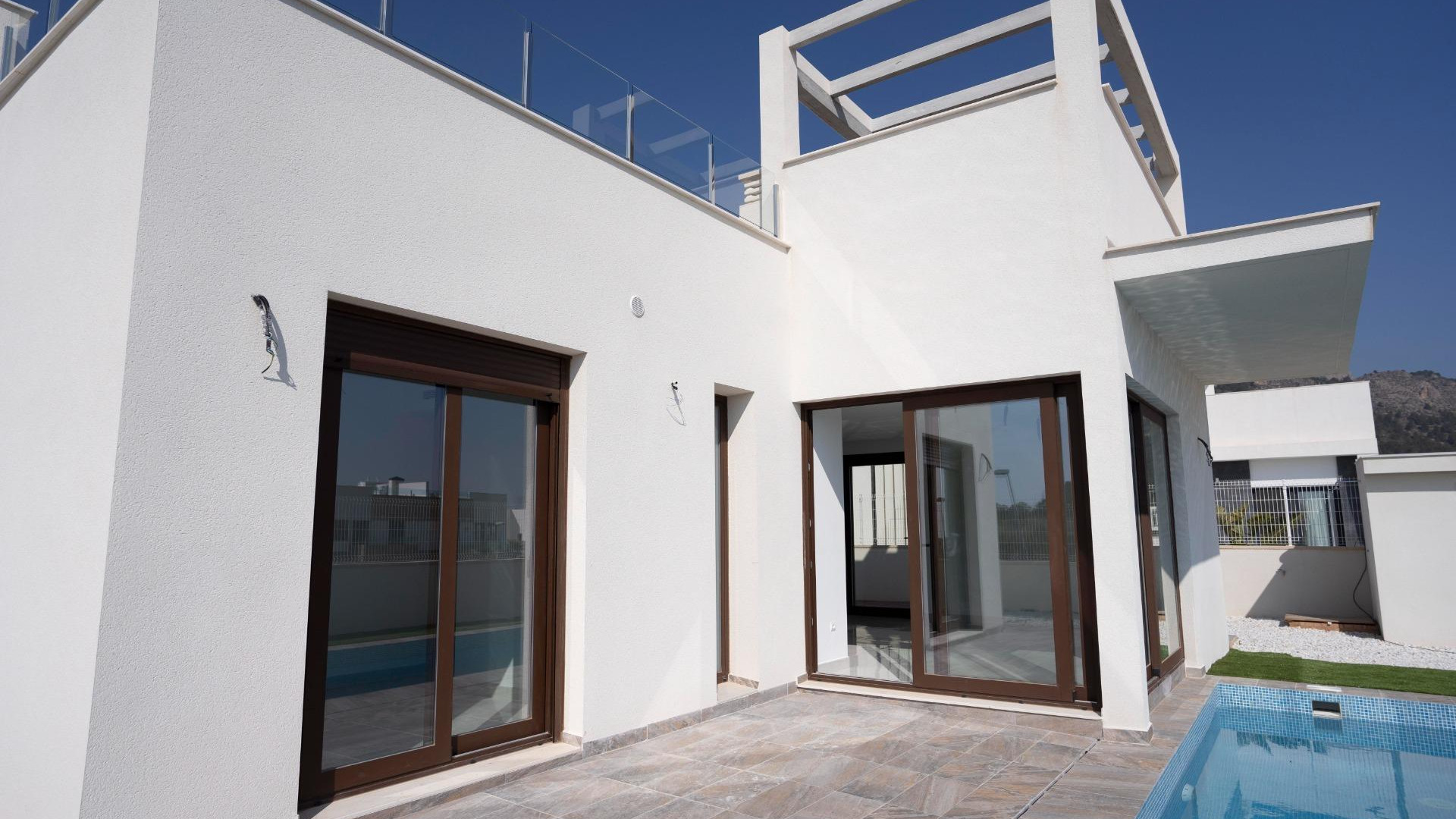 New Build - Detached Villa - Polop - Alberca