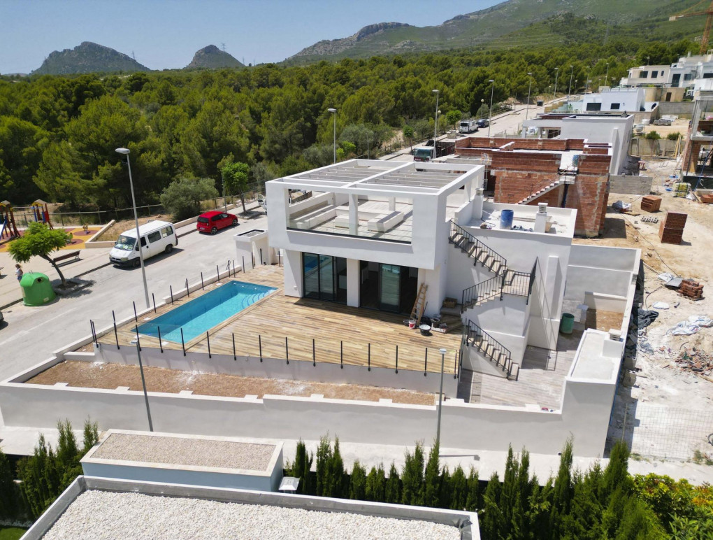 New Build - Detached Villa - Polop - Alberca