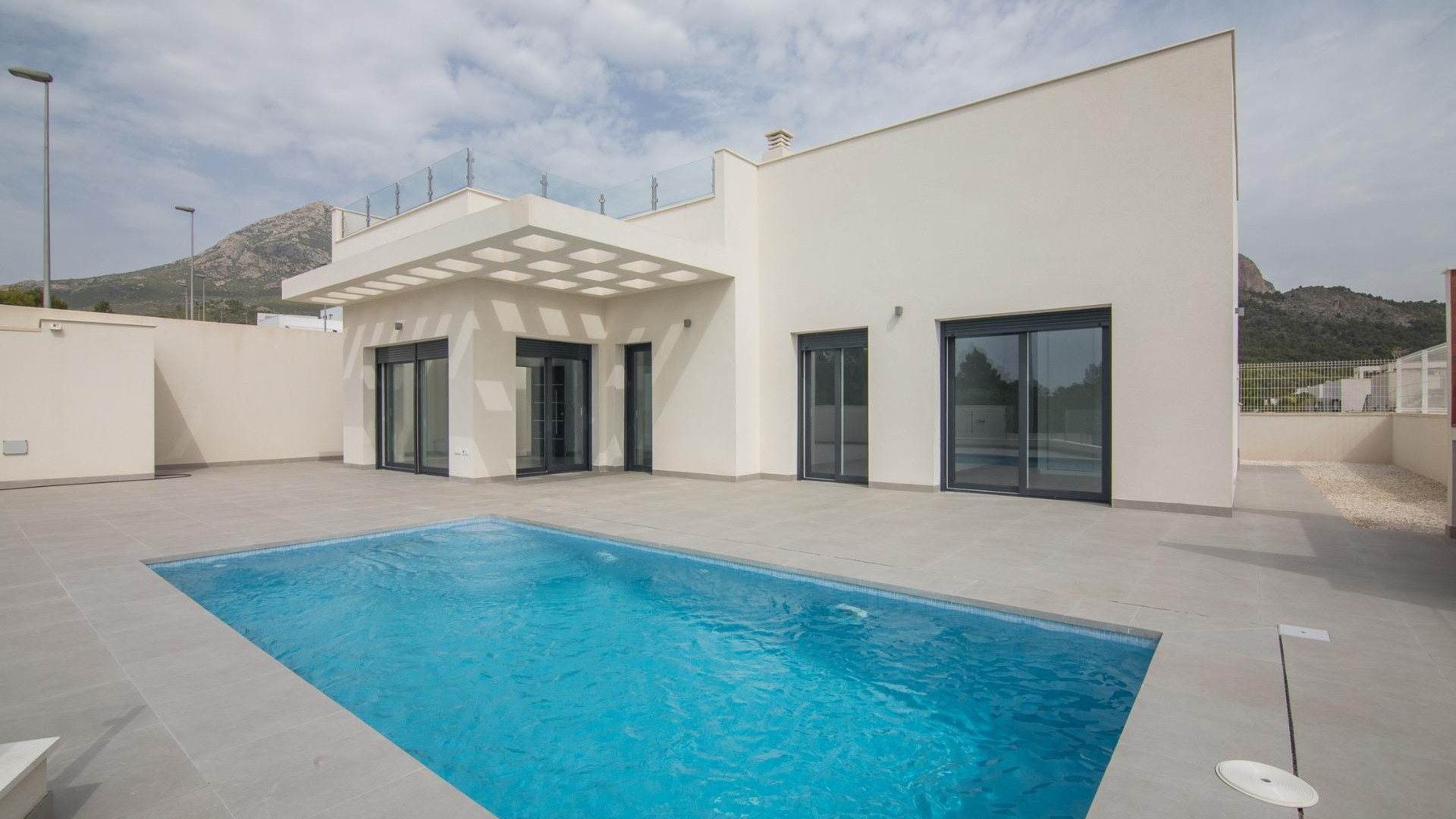 New Build - Detached Villa - Polop - Alberca