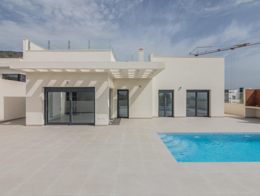 New Build - Detached Villa - Polop - Alberca