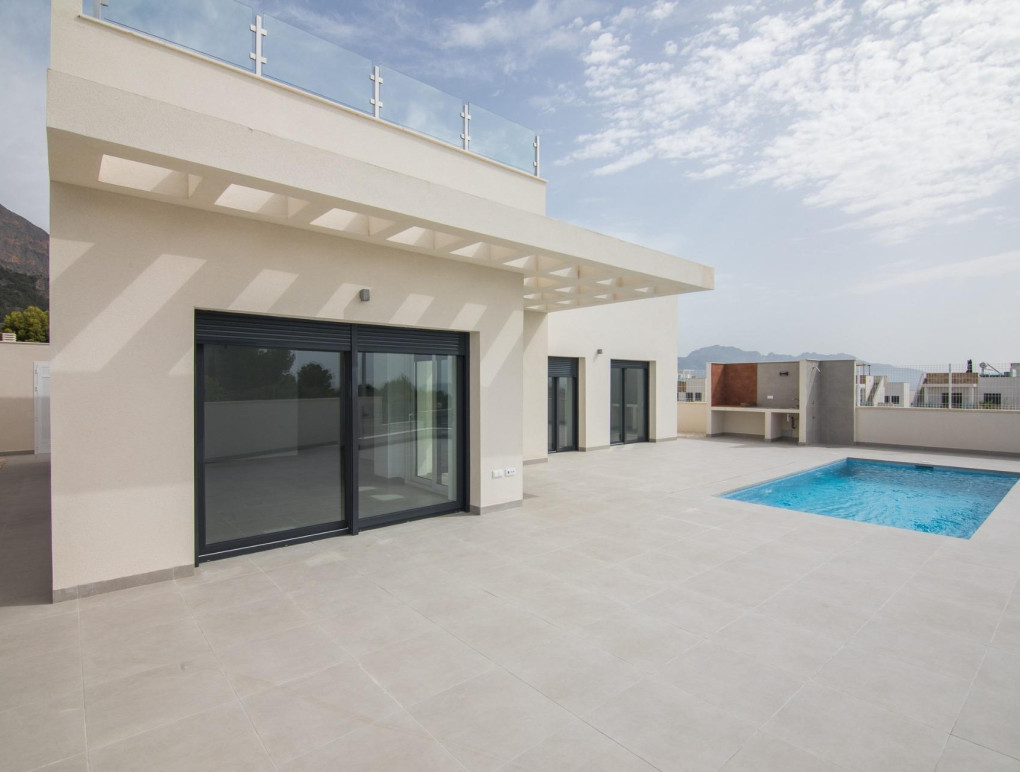 New Build - Detached Villa - Polop - Alberca