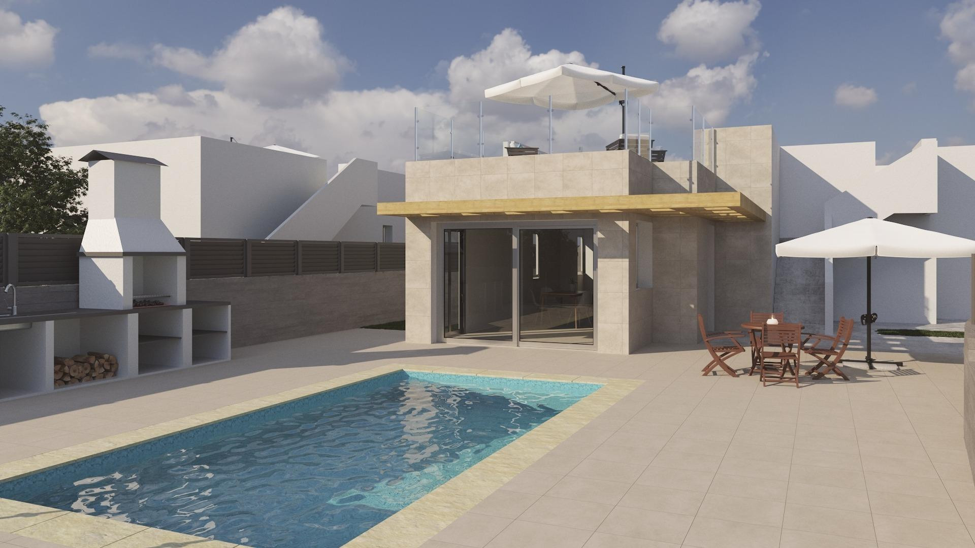 New Build - Detached Villa - Polop - Alberca