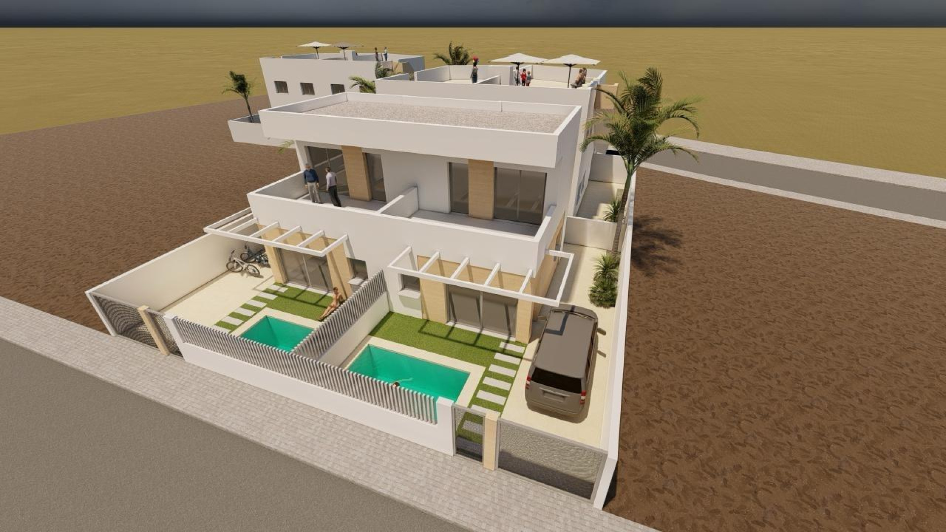 New Build - Detached Villa - Puerto de Mazarron - Mar De Plata