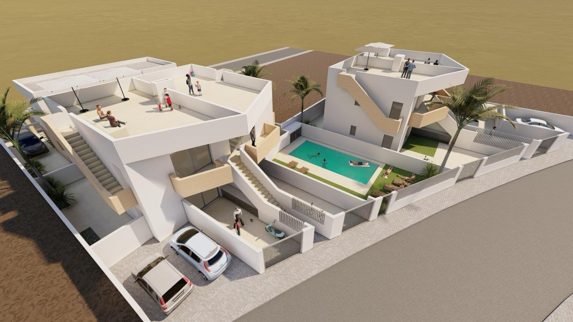 New Build - Detached Villa - Puerto de Mazarron - Mar De Plata