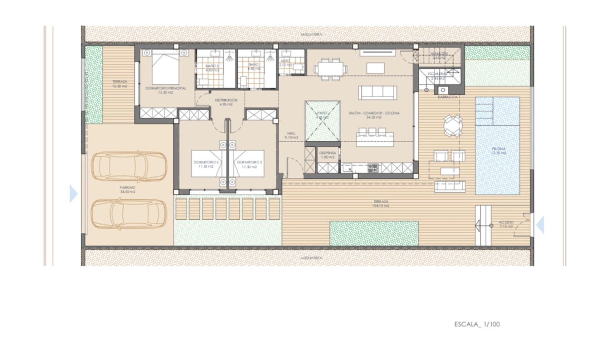 New Build - Detached Villa - San Juan de los Terreros - Las Mimosas