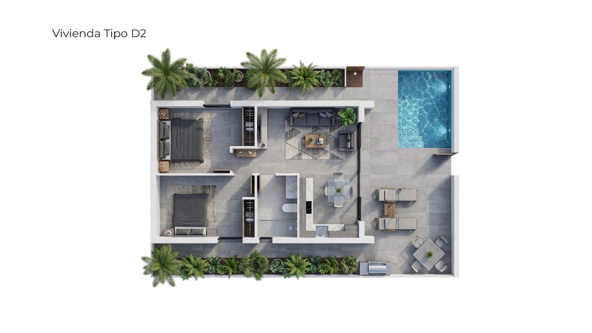 New Build - Detached Villa - Vera - Vera Playa