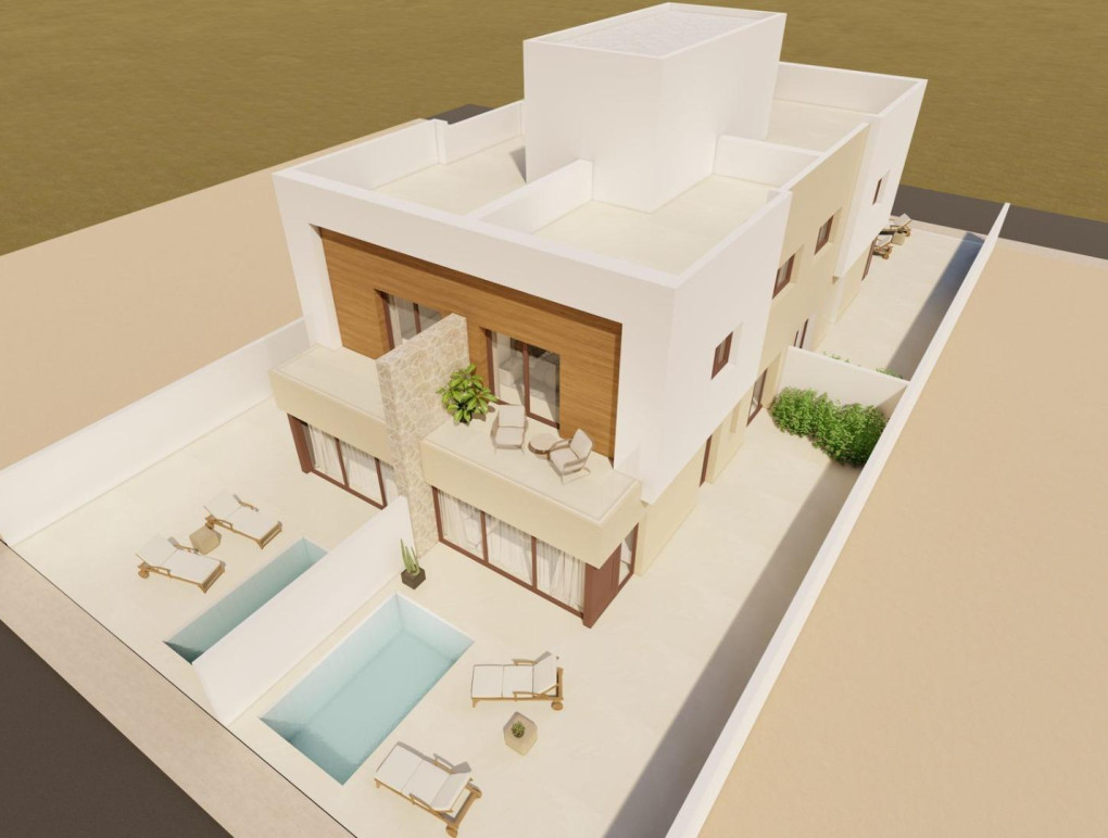 New Build - Doppelhaushälfte - San Javier - Santiago De La Ribera
