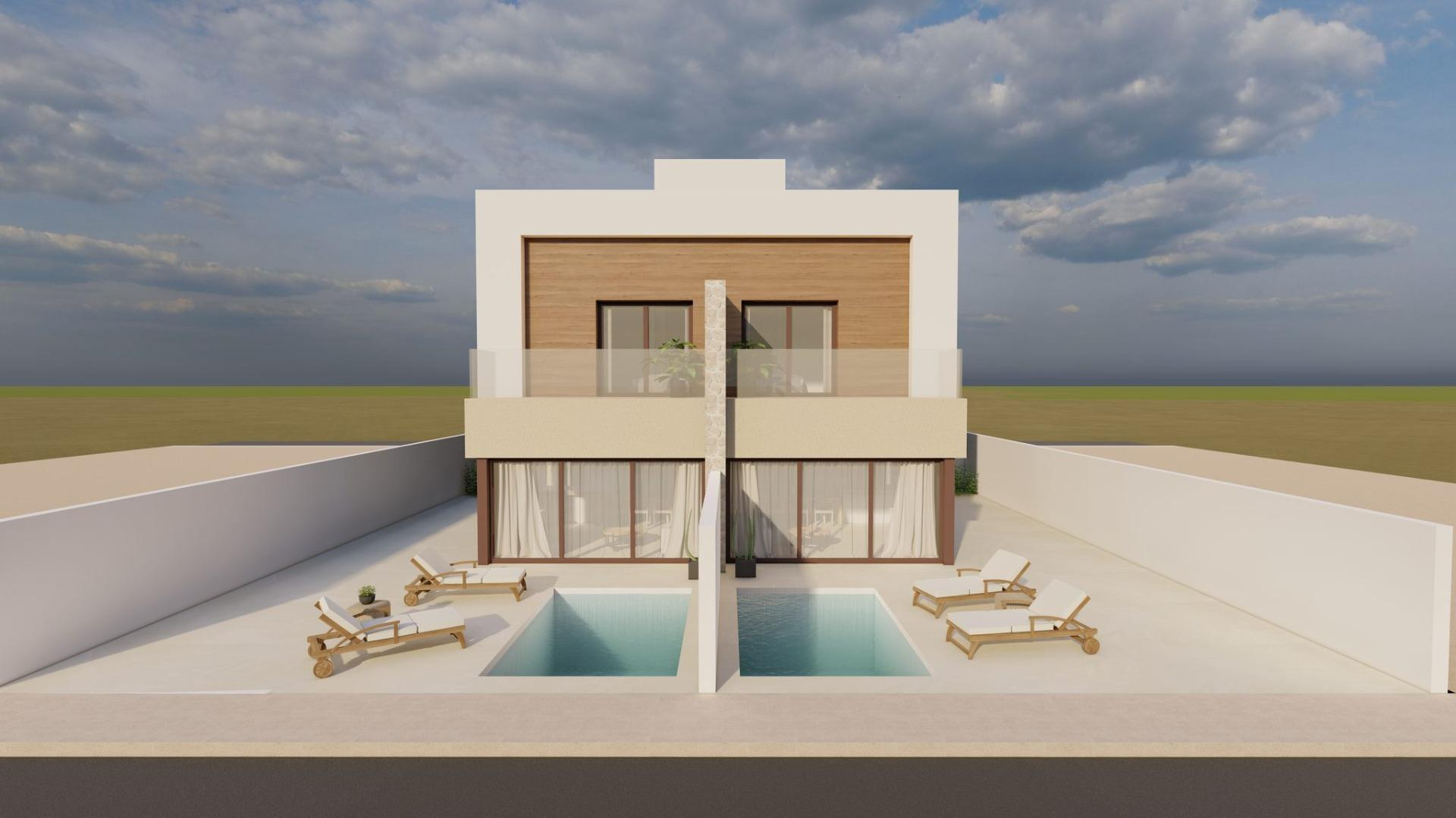 New Build - Doppelhaushälfte - San Javier - Santiago De La Ribera