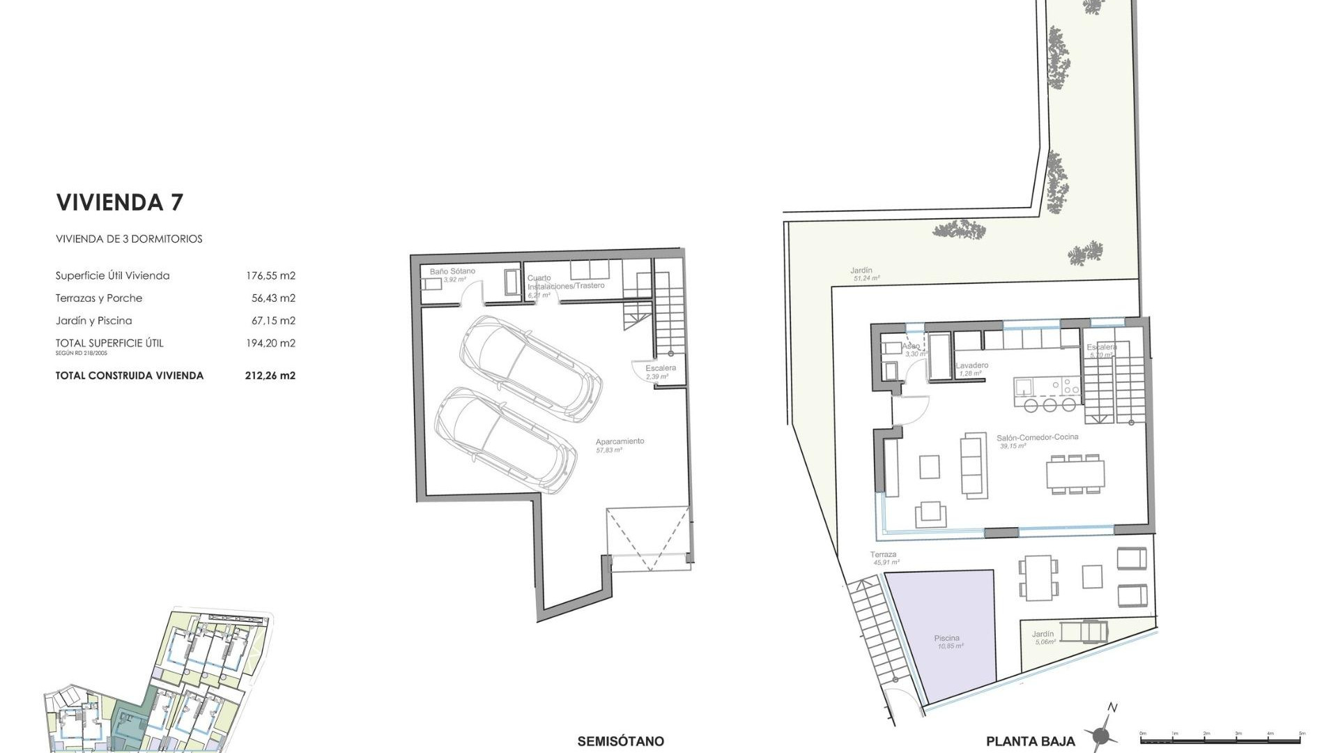 New Build - Двухквартирный дом - Mojacar - Playa de la Mena