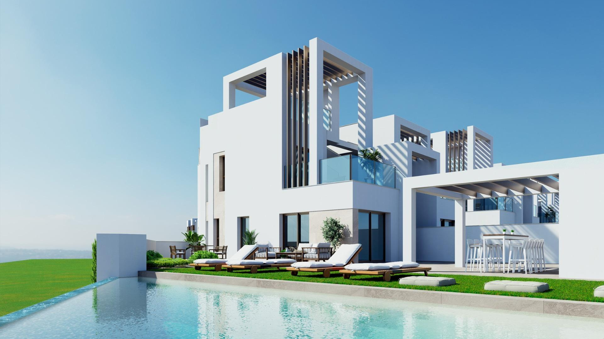 New Build - Semi-detached house - Los Alcazares - Serena Golf