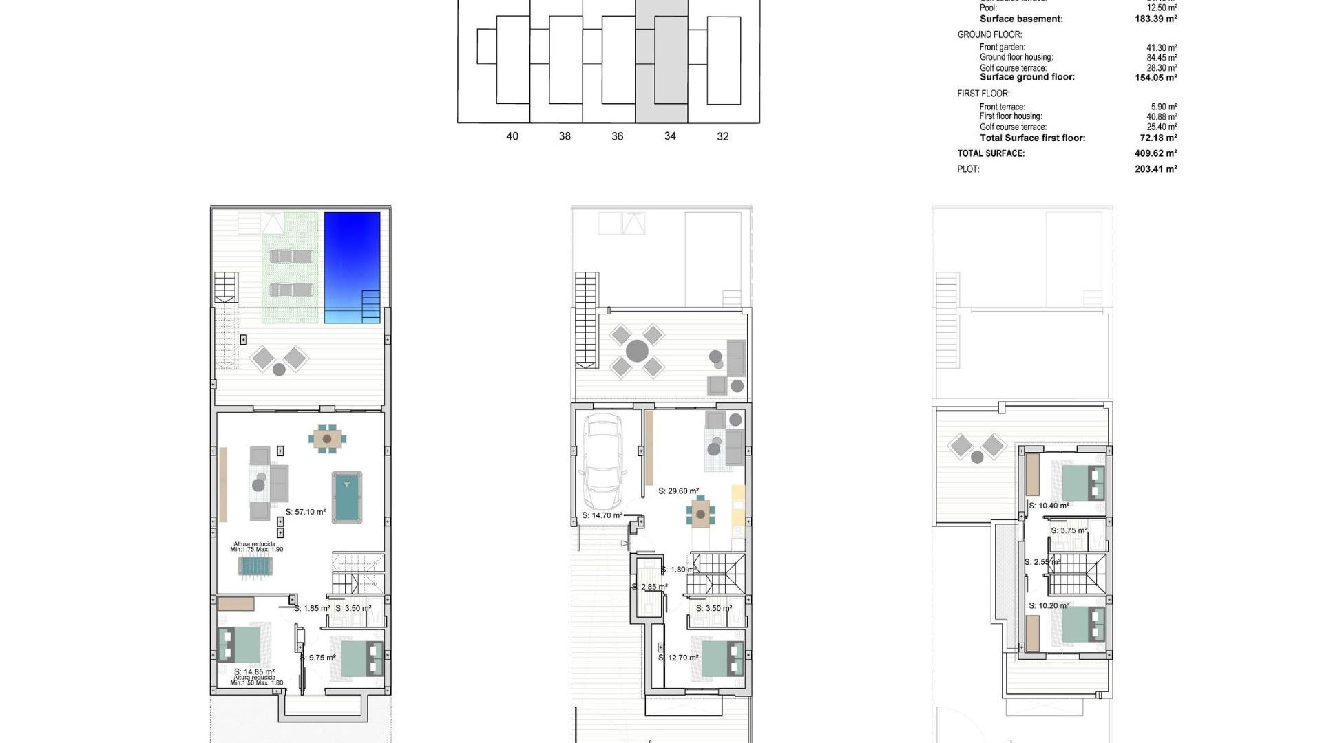 New Build - Stadthaus - Los Alcazares - Serena Golf