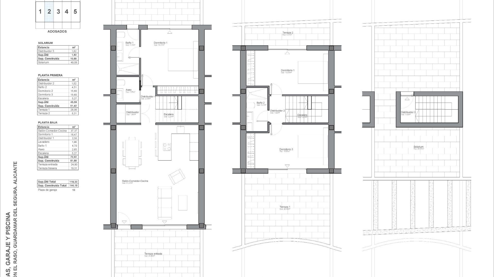 New Build - Таунхаус - Guardamar del Segura - El Raso