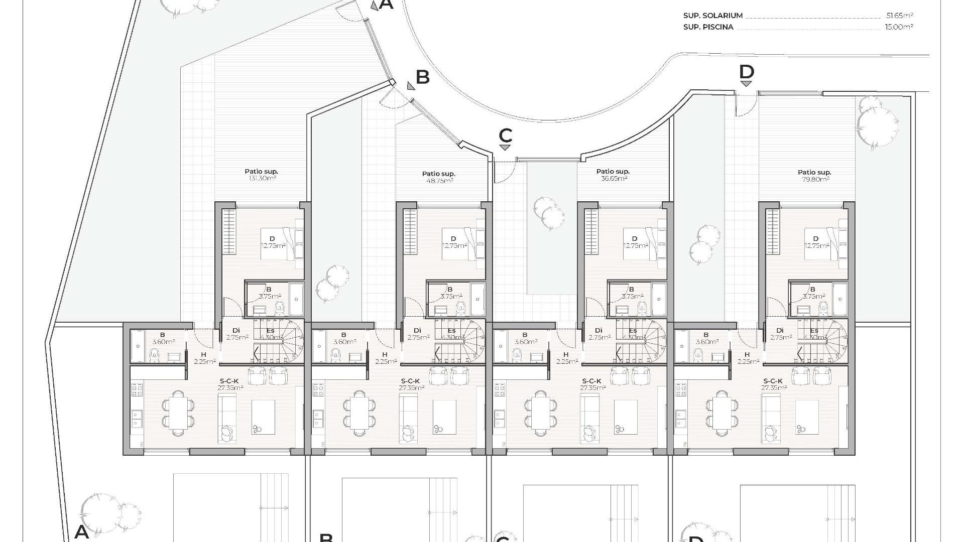 New Build - Таунхаус - Mazarron - Country Club