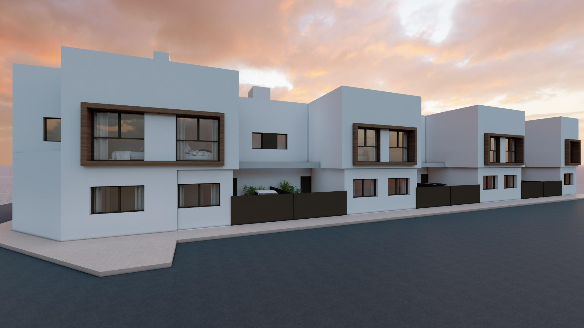 New Build - Таунхаус - San Javier - pueblo