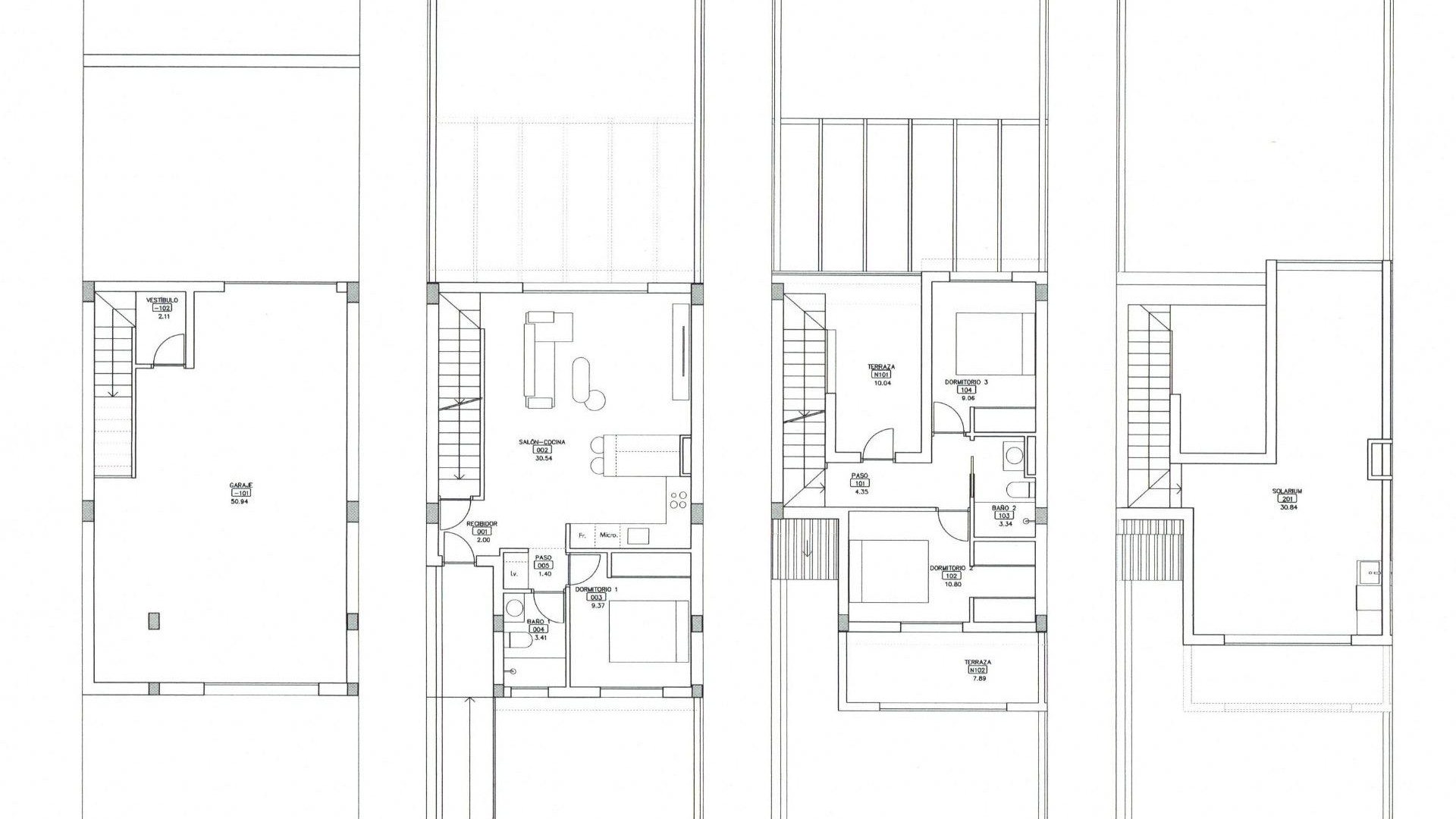 New Build - Townhouse - Los Alcazares - Serena Golf