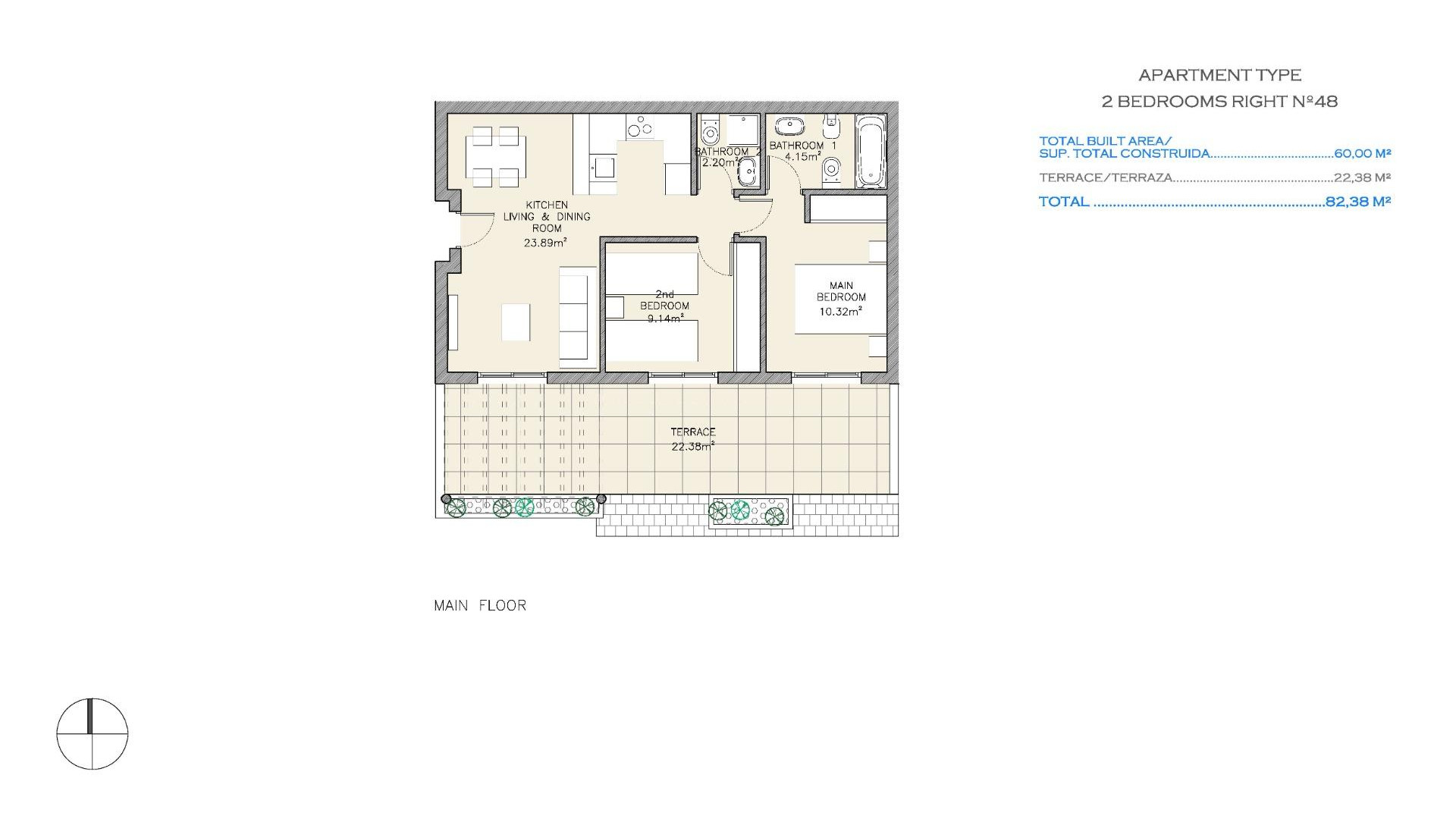 Nieuwbouw - Apartment - Aguilas - Collados