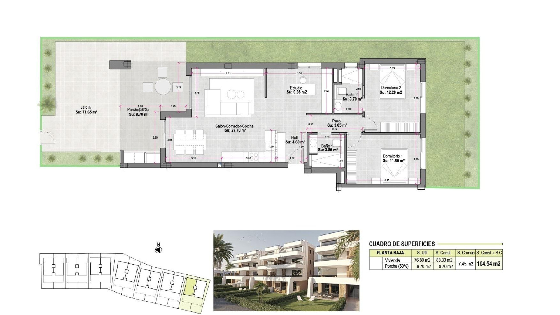 Nieuwbouw - Apartment - Alhama De Murcia - Condado De Alhama