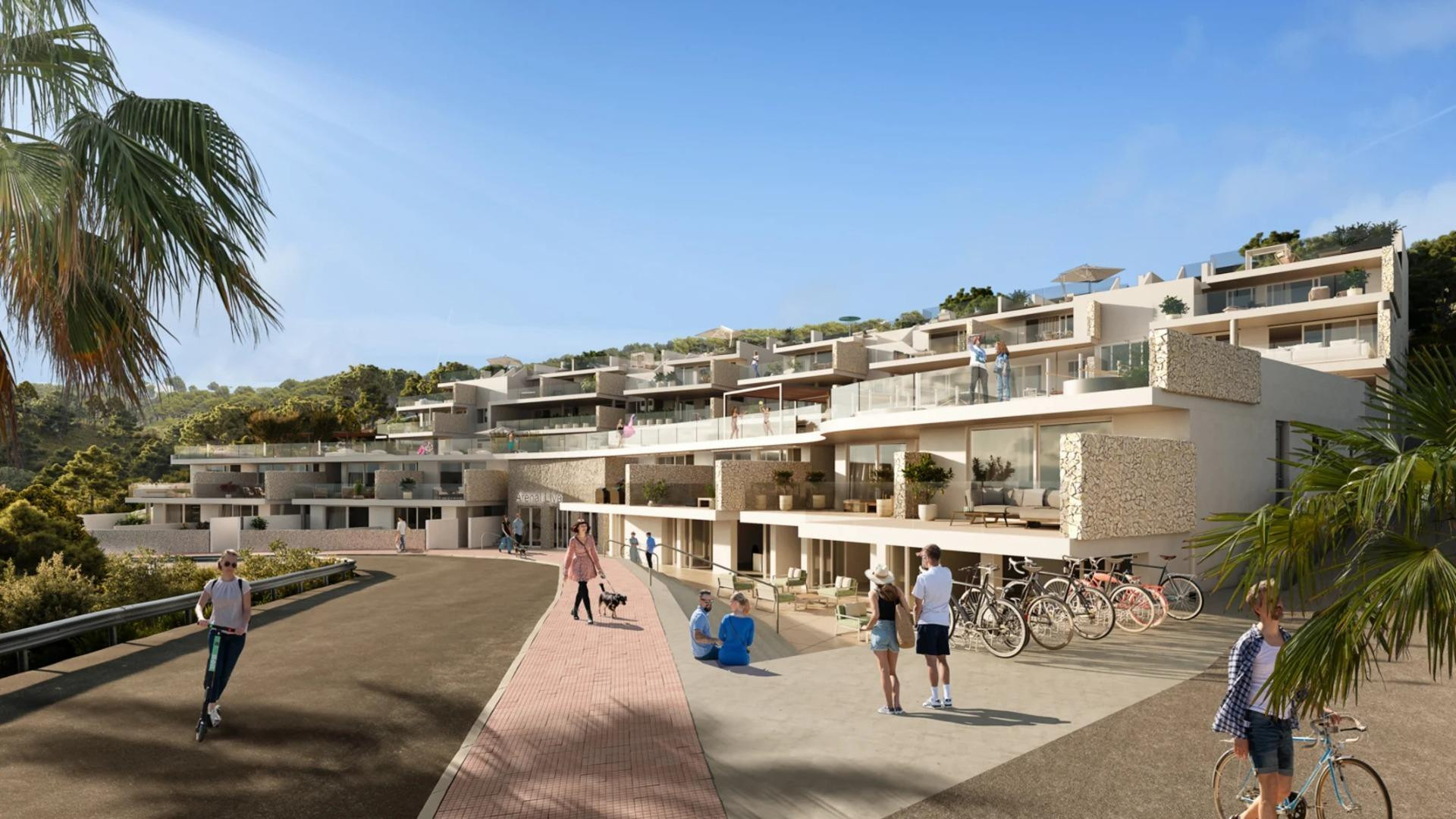 Nieuwbouw - Apartment - Arenal d´en Castell - pueblo