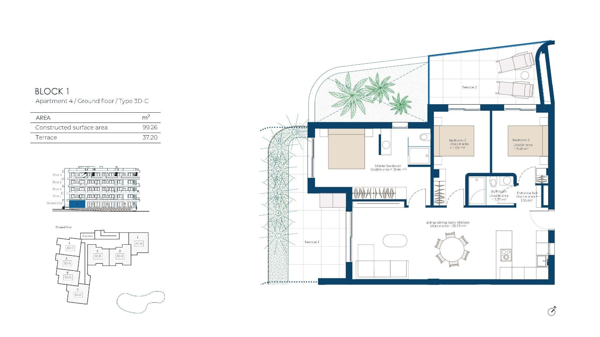 Nieuwbouw - Apartment - Banos y Mendigo - El Valle Golf