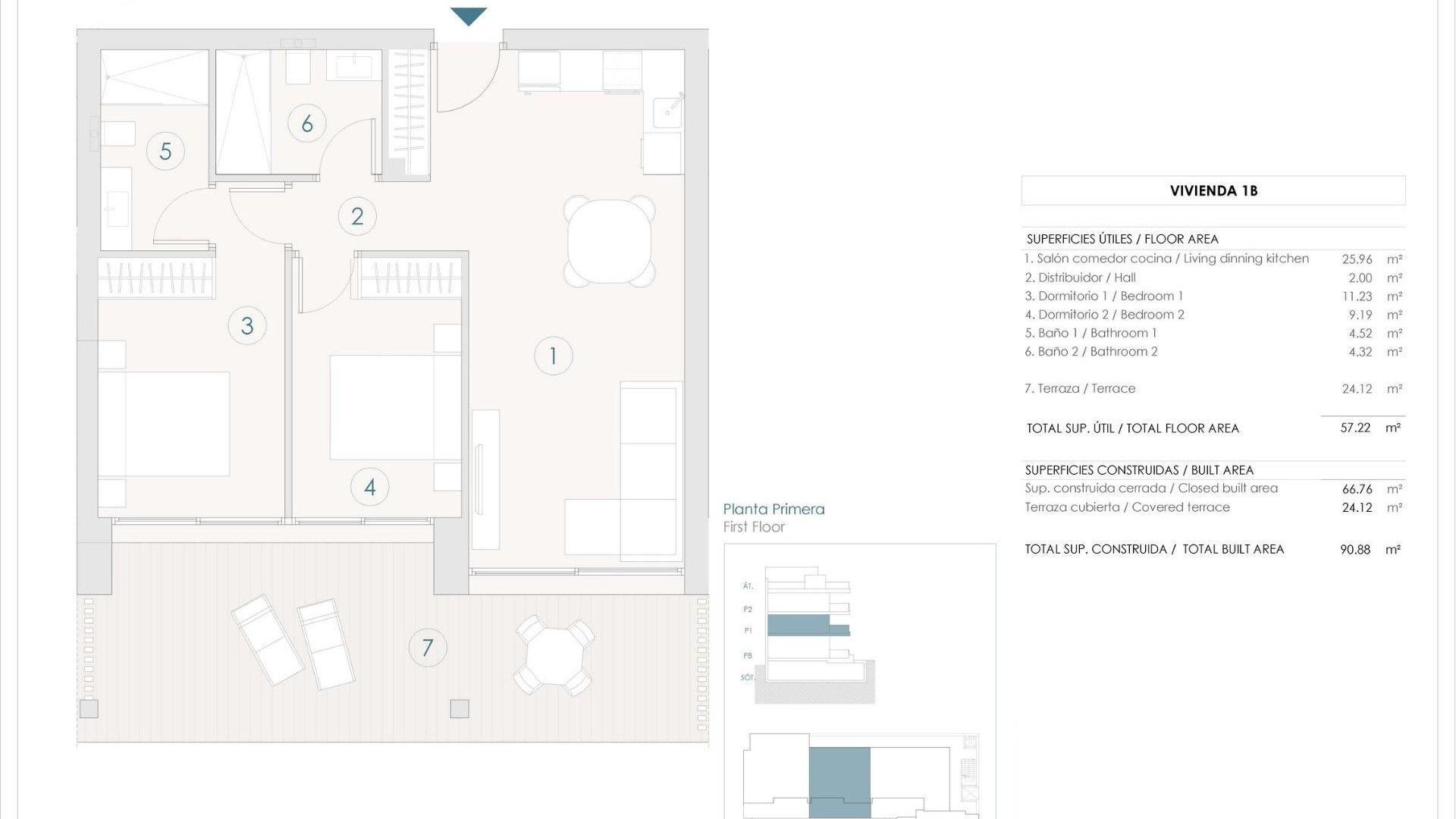 Nieuwbouw - Apartment - Benijófar - Pueblo